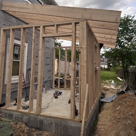 Home addition project