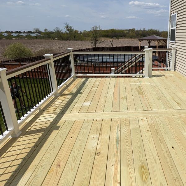 Completed custom deck