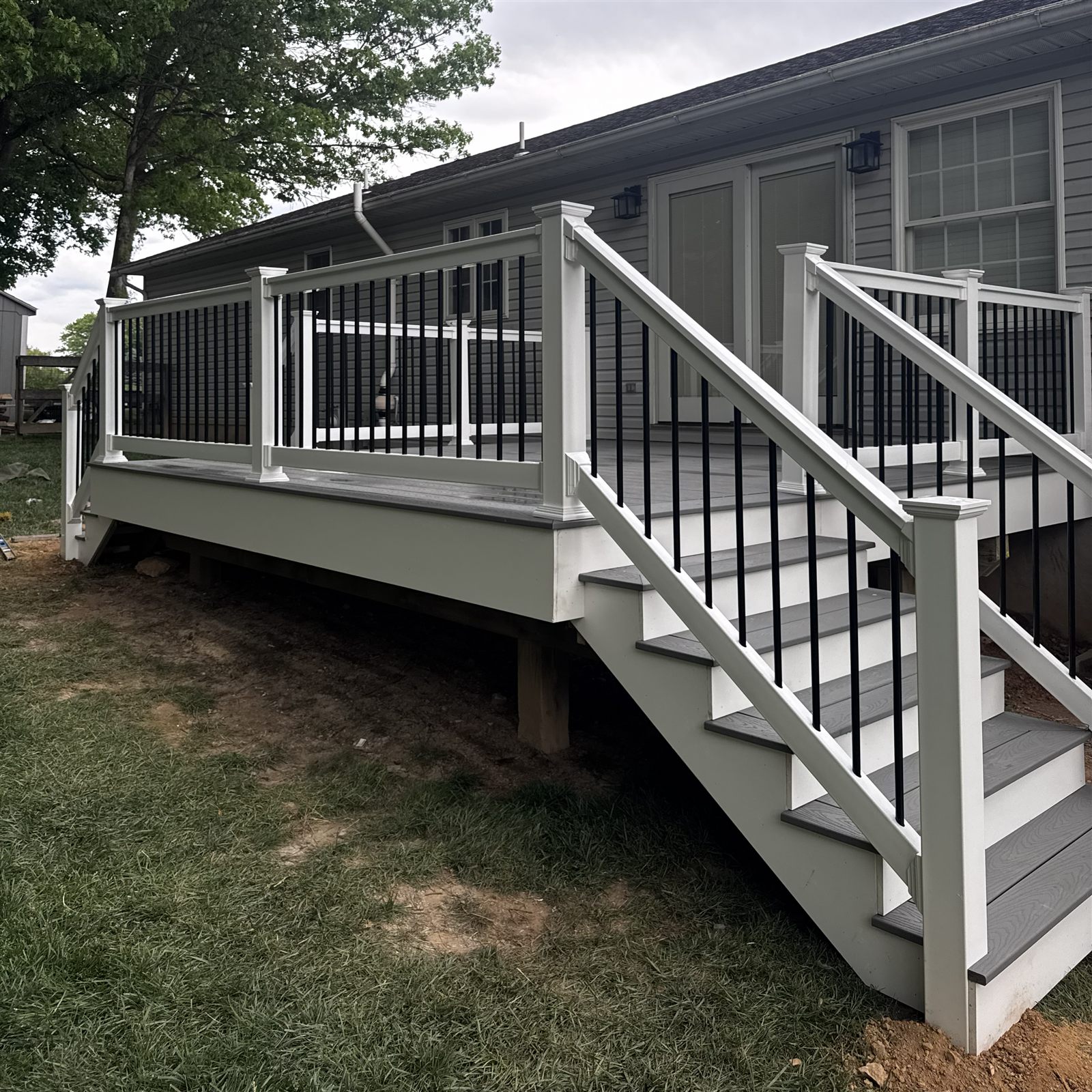 Completed deck, detail view
